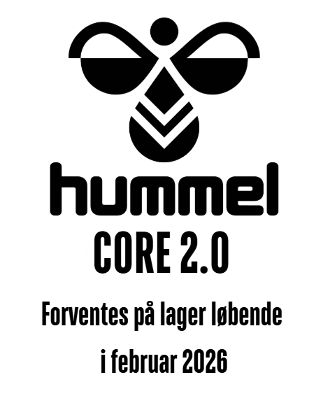 Hummel Core 2.0 forventes på lager løbende i februar 2026